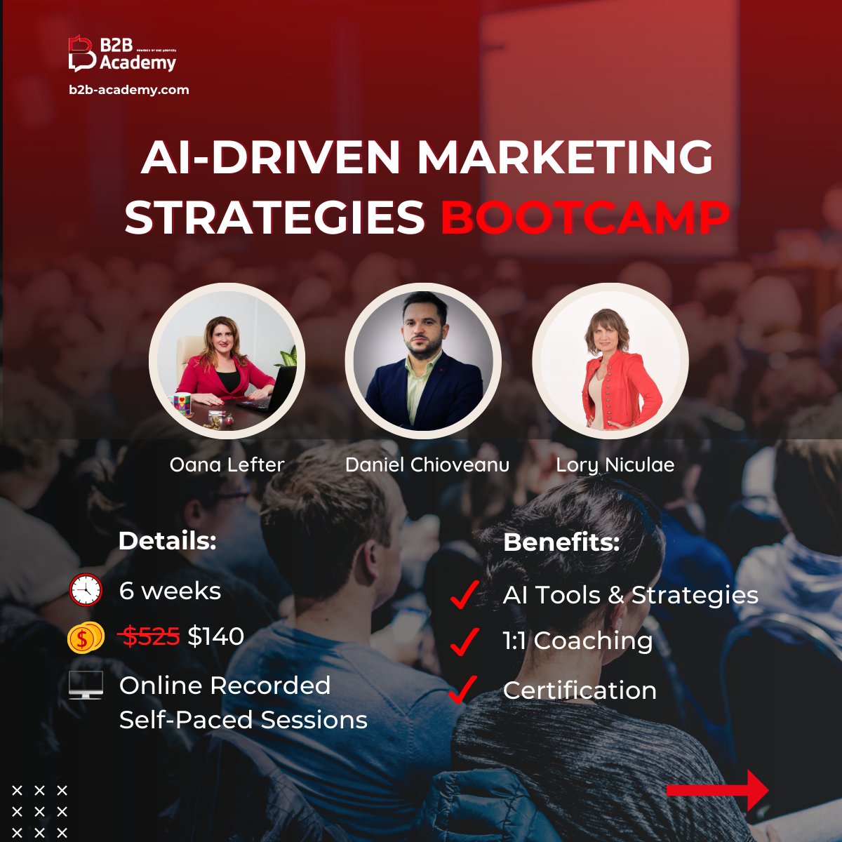 Most teams want to use AI. Few know how to apply it.
So we designed the AI-Driven Marketing Bootcamp to bridge that gap, a 6-week journey where marketers learn by doing, not guessing.

👉 Register now: hubs.ly/Q03W6h7-0

#AI #marketing #onlinecourse #AItools