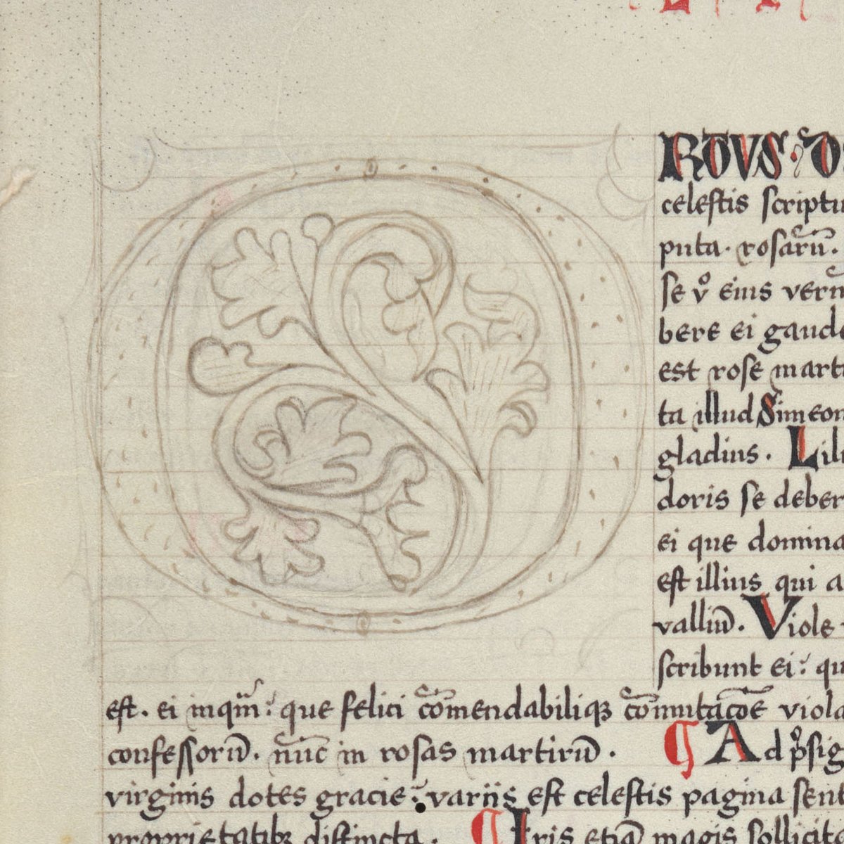 NewCollegeLib's tweet image. That moment when you start something but don’t get round to finishing it . . .

Check out this ghost of a historiated initial—it’s been waiting to be illuminated for the last four hundred years!

(@NewCollegeOx, MS 43, f. 6r)

#Manuscript #ManuscriptMonday #Medieval