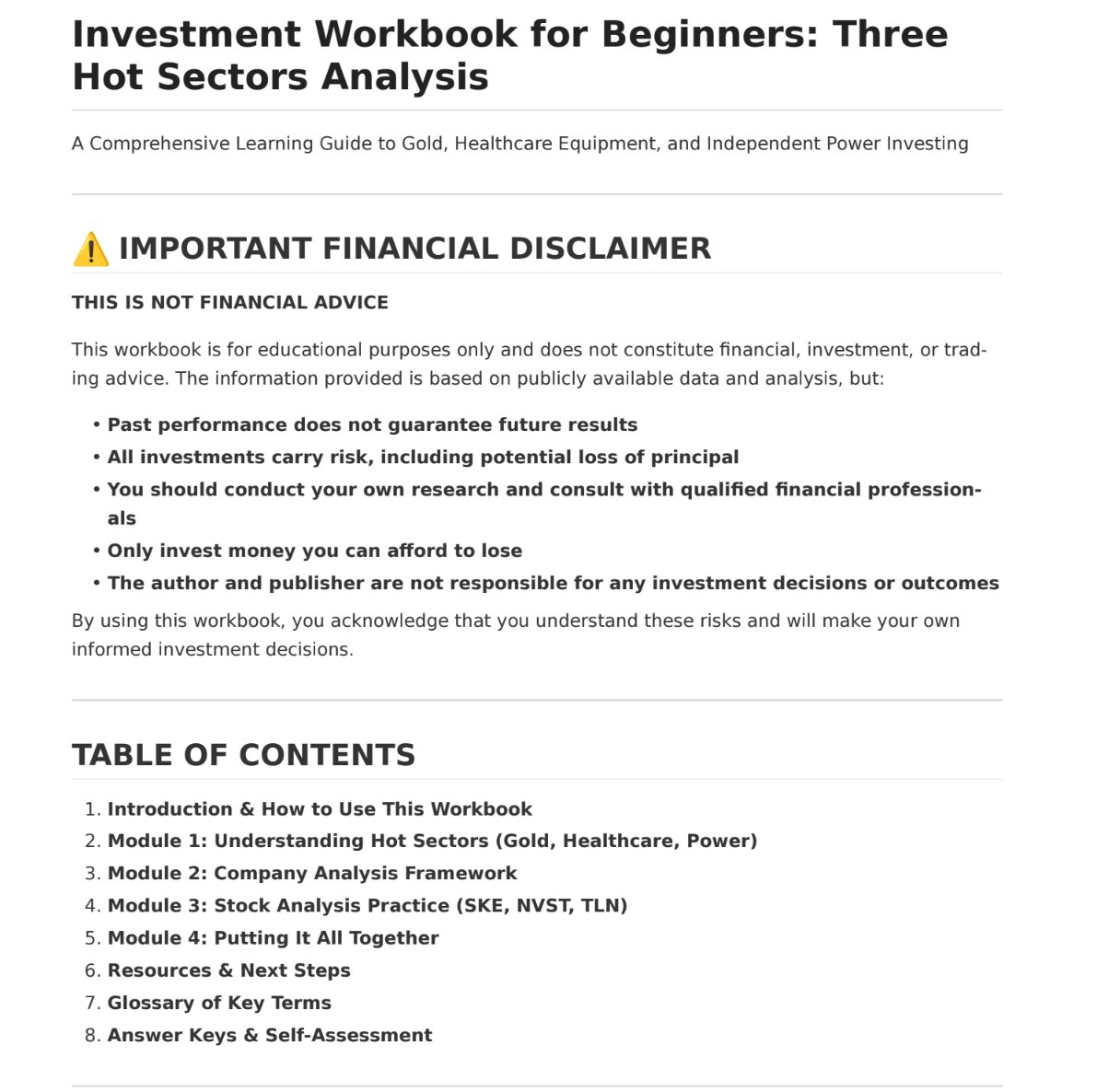 Just created a complete guide to the three hot investment sectors right now.

It covers why these are growing quickly, which companies to buy in each sector and how to profit from it.

For the next 24 hours, it’s yours for FREE.

Like, RT and comment "GUIDE" and I'll DM it.