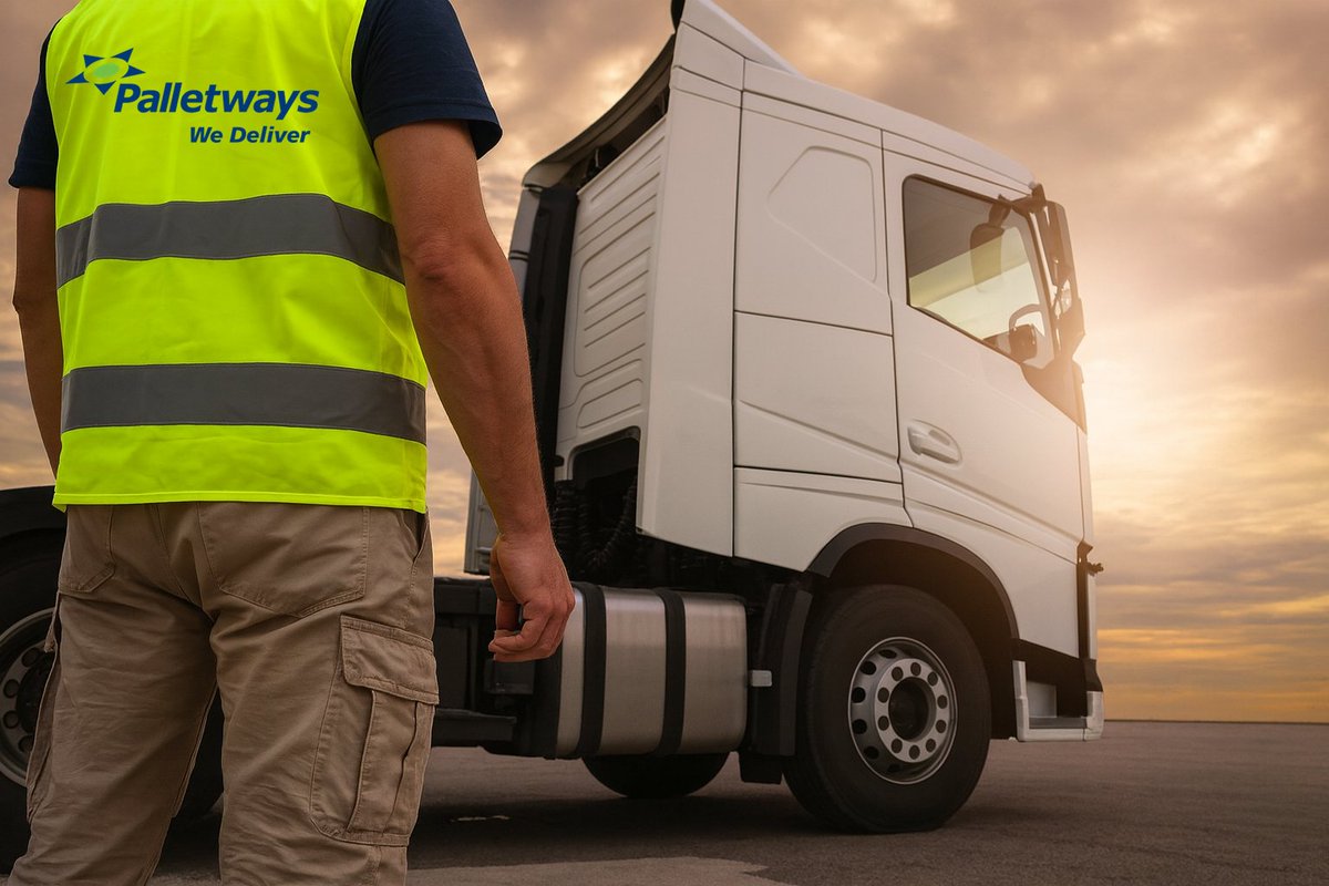 PalletwaysUK's tweet image. Thinking about a career as an HGV driver? Our latest blog explores what makes driving for a pallet network such a rewarding choice. 

Read the full article here 👉 palletways.com/blog/2025/11/0…

#Palletways #LogisticsCareer #HGVDriver #SupplyChain #DriverLife #PalletNetwork