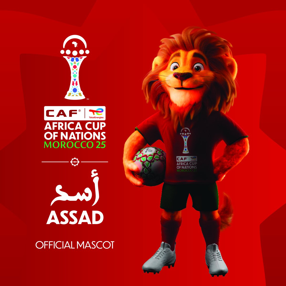 Medi1TV's tweet image. ⚽🔥La #CAF lève le voile sur #Assad🦁, la mascotte officielle de la #CAN2025 🇲🇦