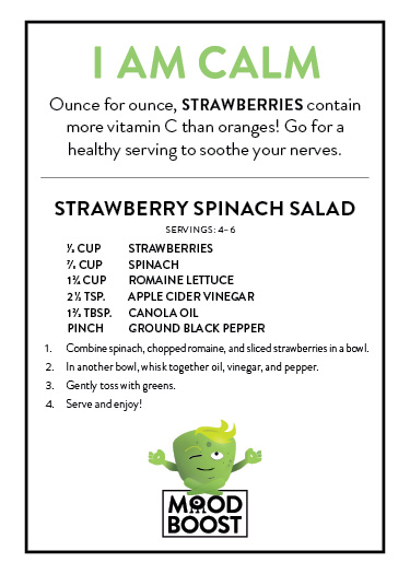 Here’s a #MoodBoostMonday fun fact to kick start your day! Did you know? Strawberries have more Vitamin C than oranges. This CALM recipe is sure to soothe all your nerves. Join us in line to try it today at lunch and make it at home for your family! <a href="/Duvalschools/">DCPS</a>