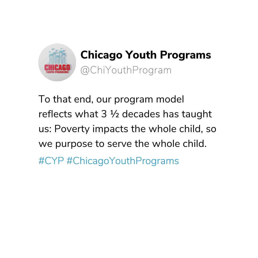 Chicago Youth Programs tweet media