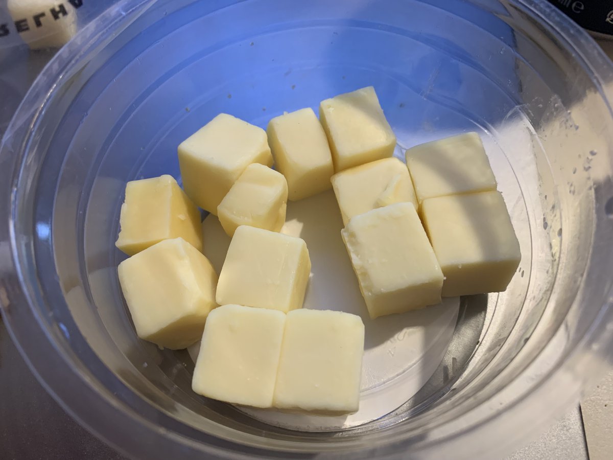 Someone got me these aged Gouda cubes from the Netherlands as a small gift. They are amazing!

You could imagine getting great aged Gouda would be easy here (I only live about a 3 hour drive away from the Netherlands) but no...