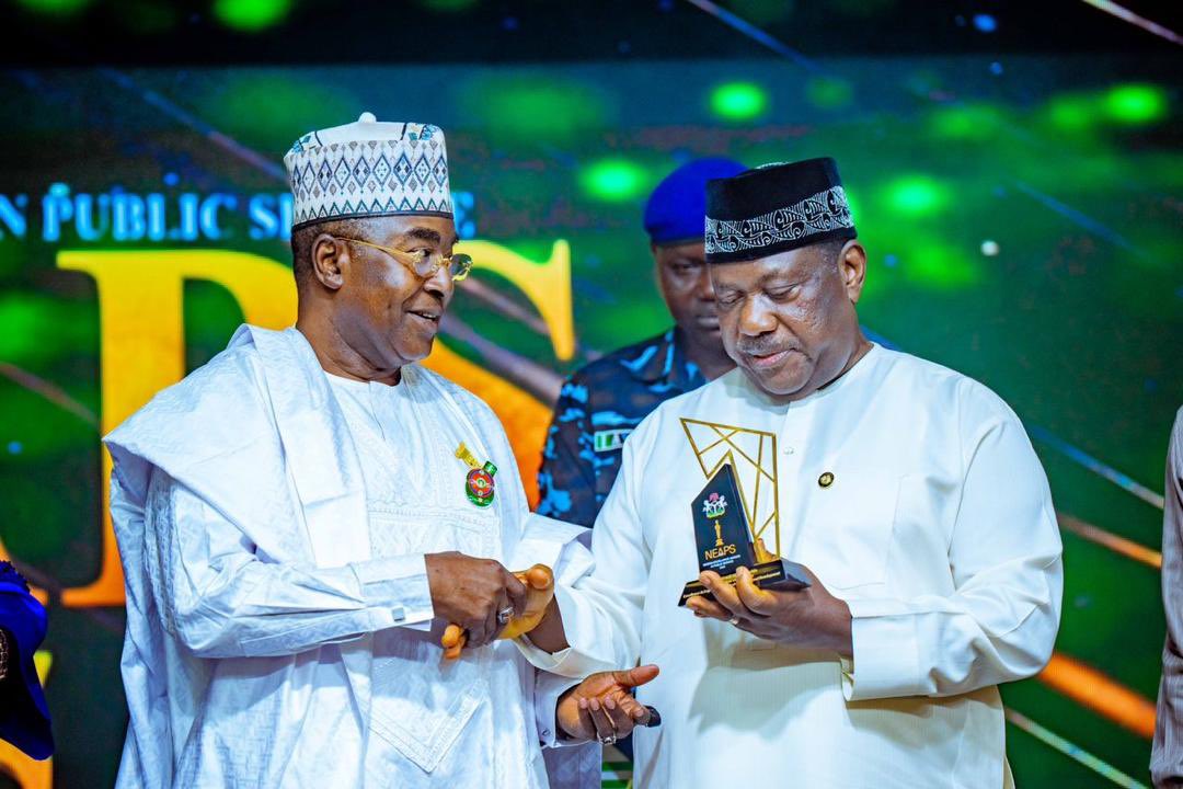 ndlea_nigeria's tweet photo. PHOTOS: It was yet another honour for the Chairman/Chief Executive Officer of NDLEA, Brig Gen Mohamed Buba Marwa (rtd) CON, OFR, at the State House Conference Centre Abuja on Sunday 7th December 2025 when he was presented with the Distinguished Award for Excellence in Drug https://t.co/2W7wPowz6G