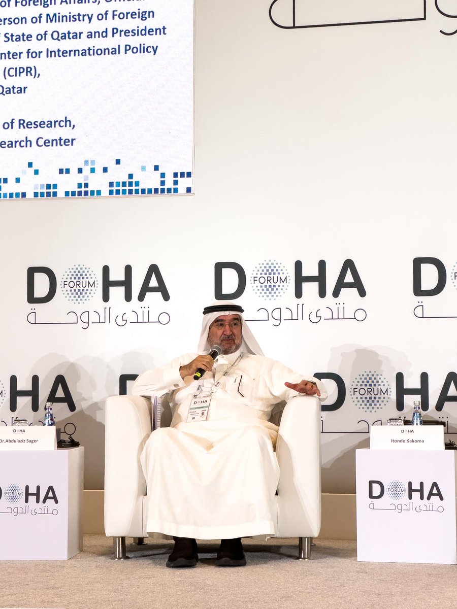 Gulf_Research's tweet image. The Gulf Research Center (GRC) concluded its participation at #DohaForum2025 @DohaForum with the public panel “Dialogues on Global Coexistence”, organized in partnership with the Center for International Policy Research (CIPR) @majedalansari @MofaQatar_EN 

Speakers included:
Dr.…