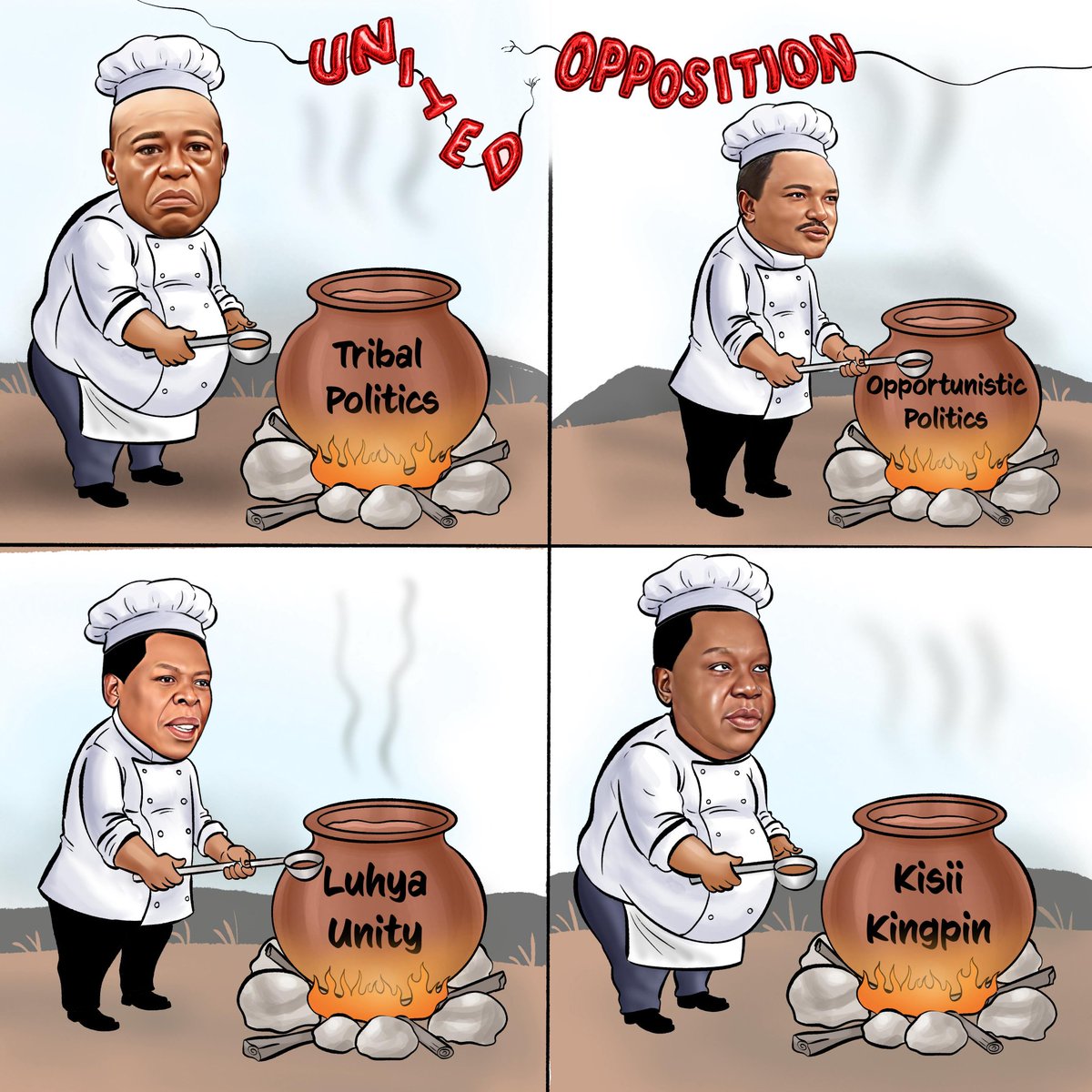 Power struggles weaken the voice of the people they claim to represent.  #OppositionInCrisis

Bianca  HakunaTanzaniaNyingine Tusijae Upepo Benin The President Babu Owino Kennedy Odede Politrack Africa PS Ouma Oluga Mo Salah Lando  Wolves Alonso