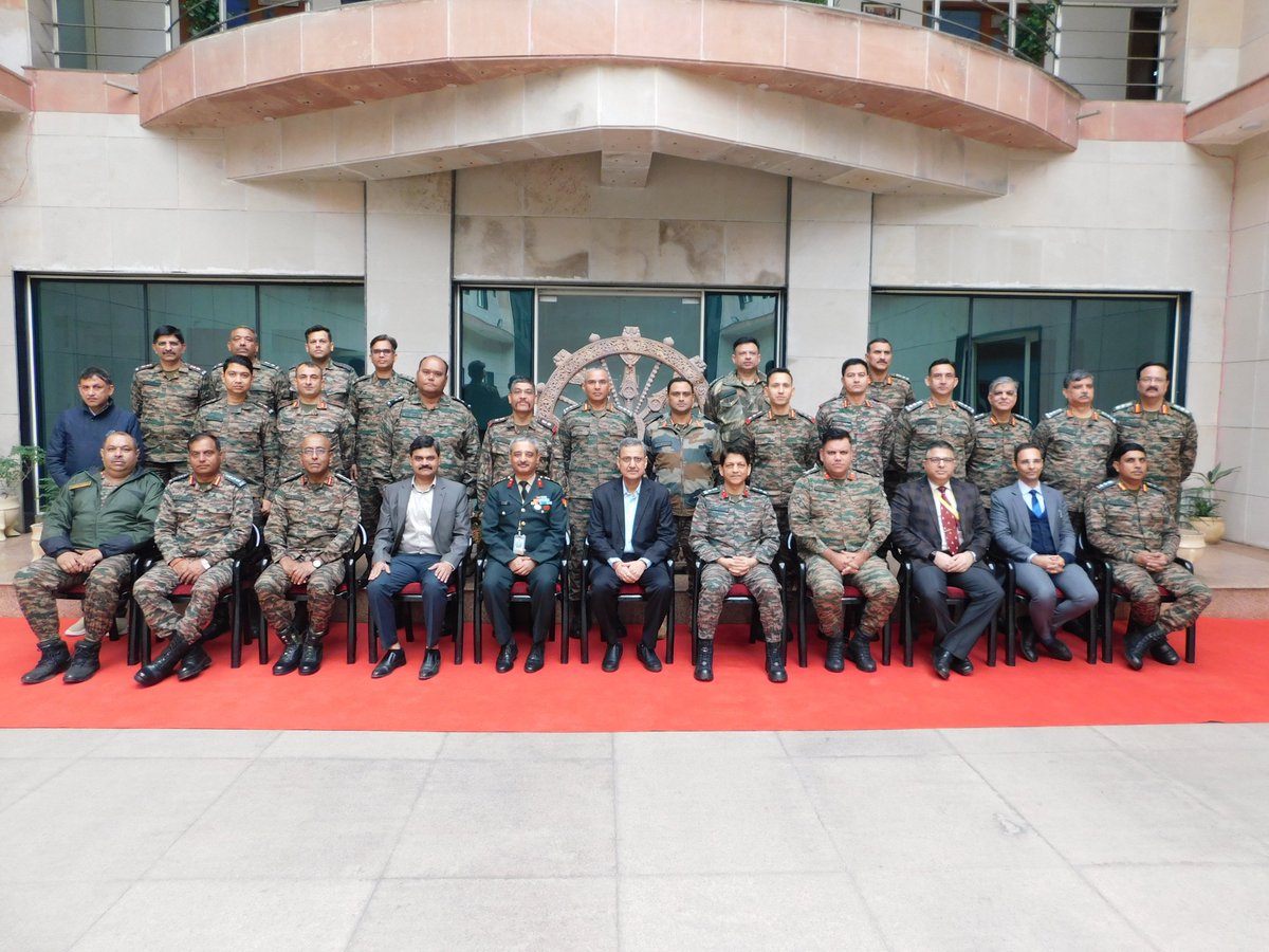 NIDEM_GoI's tweet photo. Empowering knowledge, strengthening management — NIDEM completed a three-day Land Management training for Army Officers (3–5 December 2025) featuring sessions on diverse land-related aspects.
#ArmyOfficersTraining #DefenceEstates #LandGovernance  #CapacityBuilding #NIDEMTraining https://t.co/d1AhWogUuE