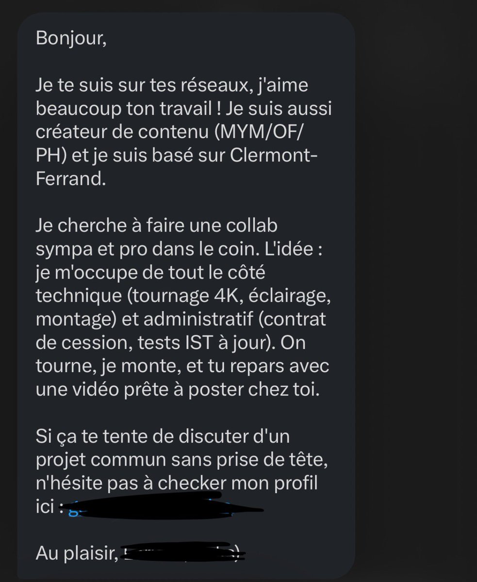 Il faut vraiment pas me connaître pour m’envoyer ce genre de messages pitié quel culot