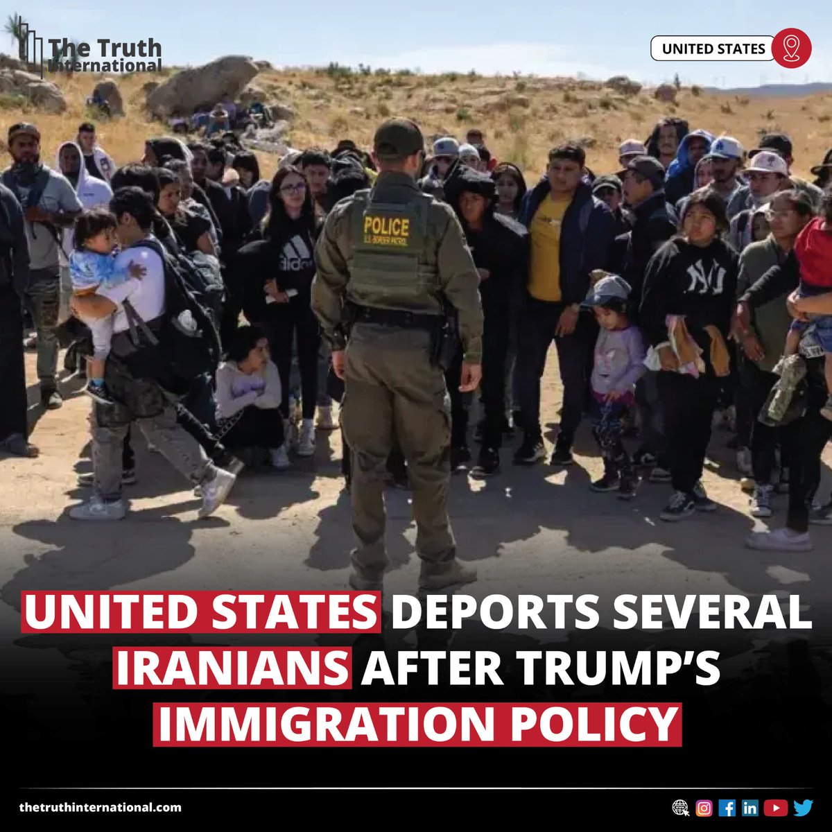 ttimagazine's tweet image. United States deports several Iranians after Trump’s immigration policy

CLICK HERE: thetruthinternational.com/united-states-…

#UnitedStates #Deports #Several #Iranians #DonaldTrump #ImmigrationPolicy #TTI
