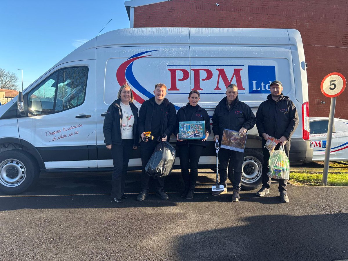 A big thank you from PPM Ltd!
On 2nd Dec, our Leeds depot donated food parcels &amp; toys to Bradford Food Bank. Seeing the amazing work they do was truly inspiring. We’ll be back in January for a volunteer day! 💙 #CommunitySupport #PPMLtd #BradfordFoodBank