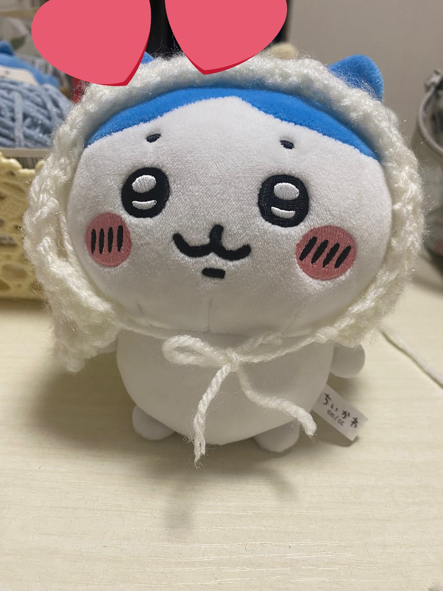 お帽子を作ったよ🧶💝