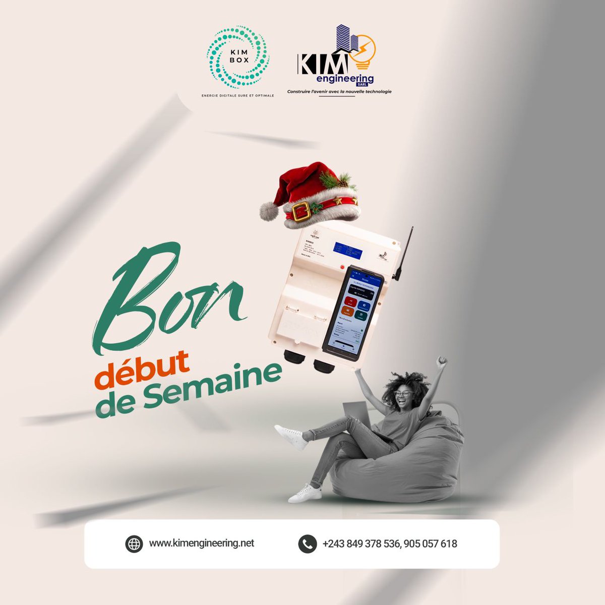 engineering_kim's tweet image. On démarre la semaine du bon pied, avec l’énergie qui simplifie la vie. ✨⚡️

KIM BOX, l’innovation qui vous accompagne. 🎄

#bondébutdesemaine #souhait #kimbox #décembre