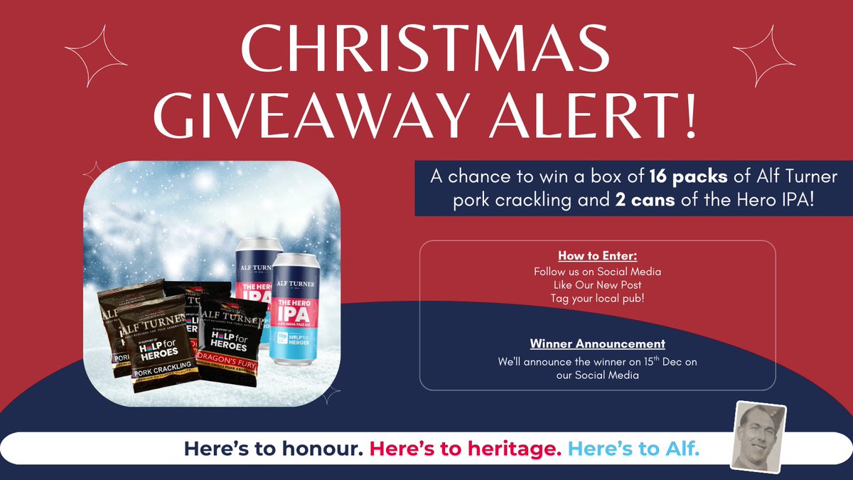 Who wants to win in our Christmas #Giveaway 
Simply follow us ,like this post and tag your local pub to be in with a chance to win !!
OVER 18s only 
#Win #Christmas2025