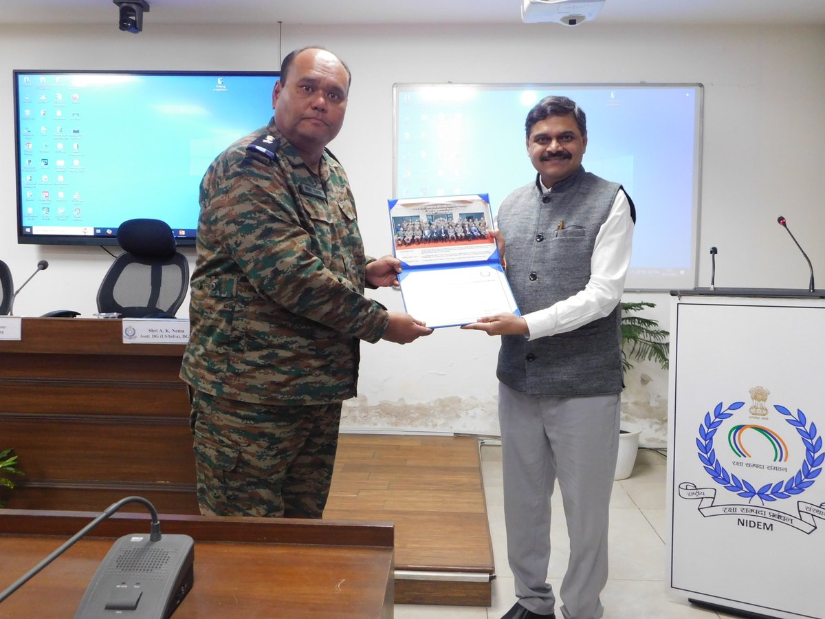 Empowering knowledge, strengthening management — NIDEM completed a three-day Land Management training for Army Officers (3–5 December 2025) featuring sessions on diverse land-related aspects.
#ArmyOfficersTraining #DefenceEstates #LandGovernance  #CapacityBuilding #NIDEMTraining