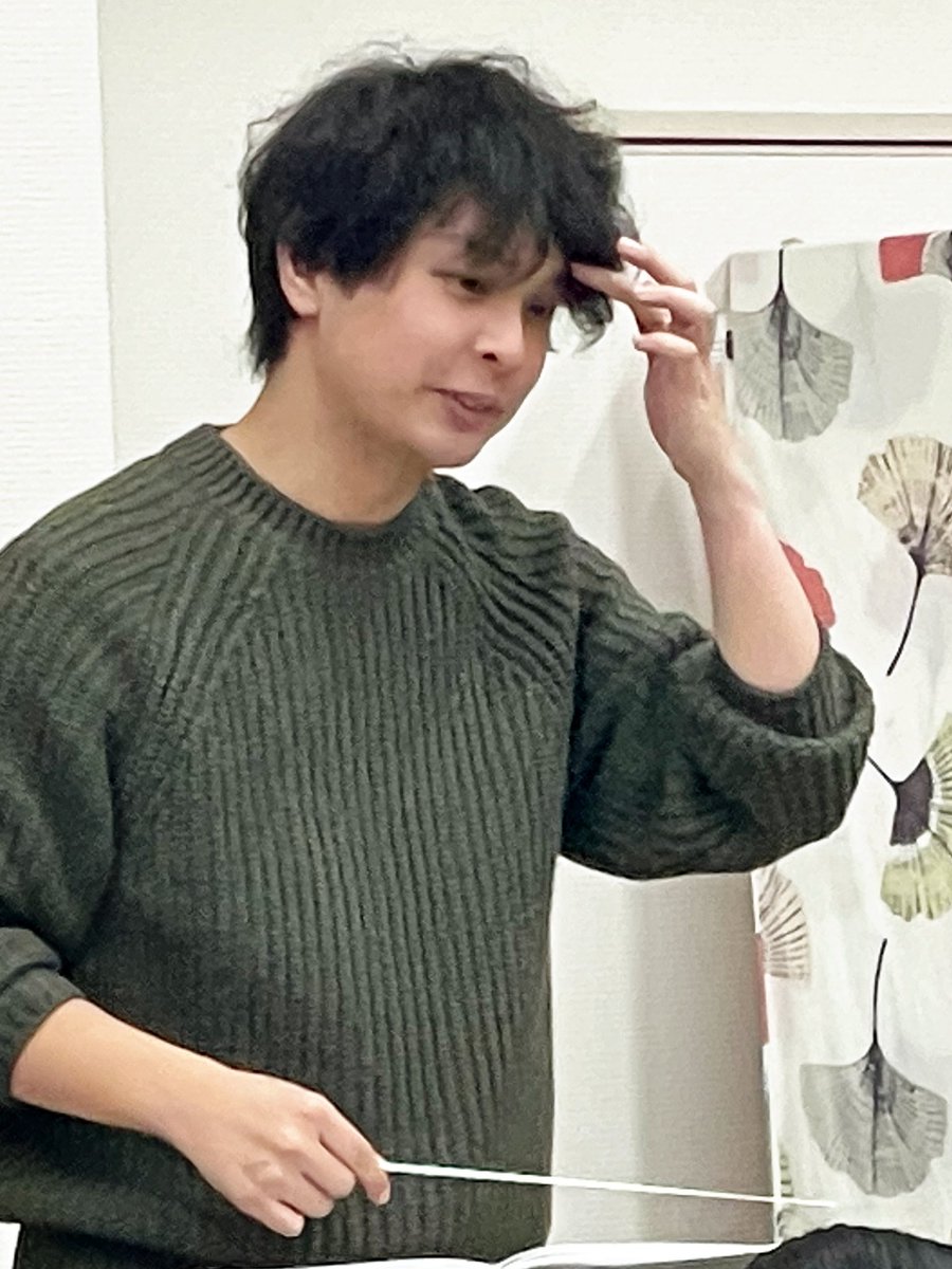 HermanoDeMasaki's tweet photo. まだ次回定演のプログラムを公開出来ておりませんが、第一部は新指揮者が担当します。期待の新人、比江島（ﾋｴｼﾞﾏ）です！どうぞお見知りおきを😊 https://t.co/O3RsPeYoRB