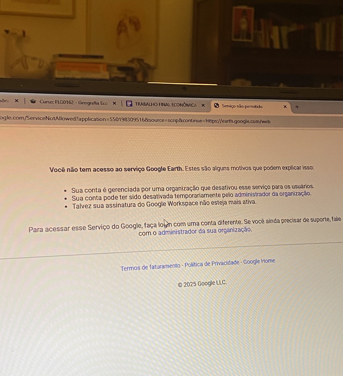 H0WLUNGS's tweet image. #nunca vou entender o conceito da usp não deixar nós (estudantes de geografia) usarmos o earth
