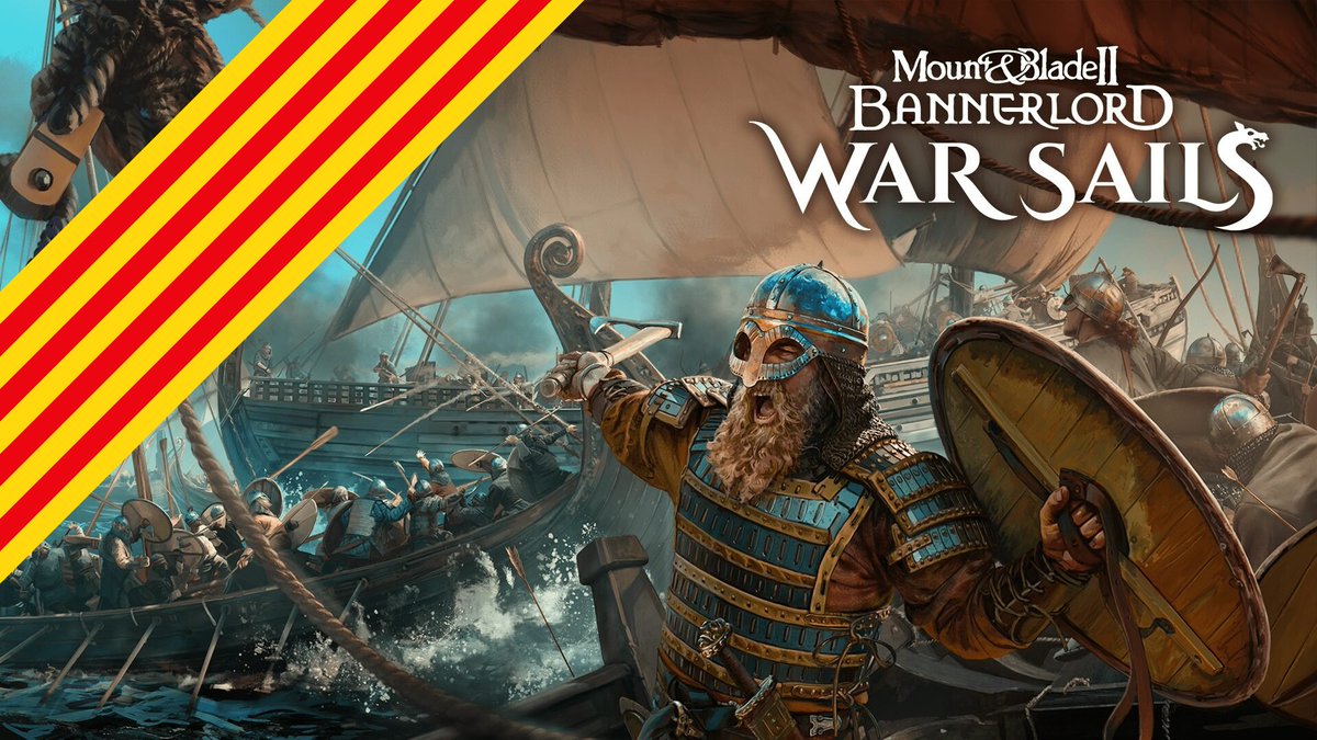 PrCeTrencada's tweet photo. 🟤 El company @RhAleix continua al peu del canó traduint comunitàriament al #català el #videojoc «Mount &amp; Blade II: Bannerlord» i ja teniu el nou #DLC anomenat «War Sails» disponible en la nostra llengua. Doneu-li suport i gaudiu d'aquesta gran tasca! 👉 https://t.co/Z6gTl00h5H https://t.co/9vICk48zTv