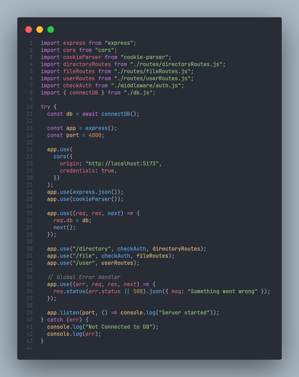 ritik65477's tweet image. 🚀 Day 154 of My Web Dev Journey – Backend

Diving into: MongoDB
Last 3 days,I worked on:
🔹 MongoDB setup in File Storage App
🔹 Integrate DB in User Routes
🔹 Integrate DB in Directory Routes
🔹 Integrate DB in File Routes

#NodeJS #MongoDB #100DaysOfCode #LearnInPublic #WebDev