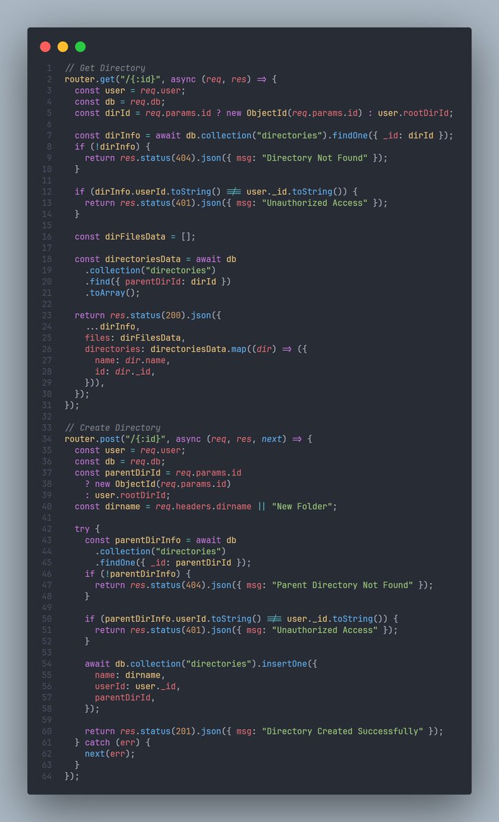 ritik65477's tweet image. 🚀 Day 154 of My Web Dev Journey – Backend

Diving into: MongoDB
Last 3 days,I worked on:
🔹 MongoDB setup in File Storage App
🔹 Integrate DB in User Routes
🔹 Integrate DB in Directory Routes
🔹 Integrate DB in File Routes

#NodeJS #MongoDB #100DaysOfCode #LearnInPublic #WebDev