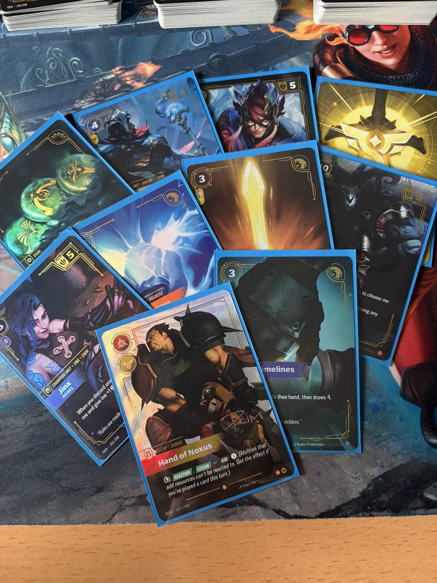 ekszit's tweet image. Meine seltenen Hits aus einem Riftbound Display 👀