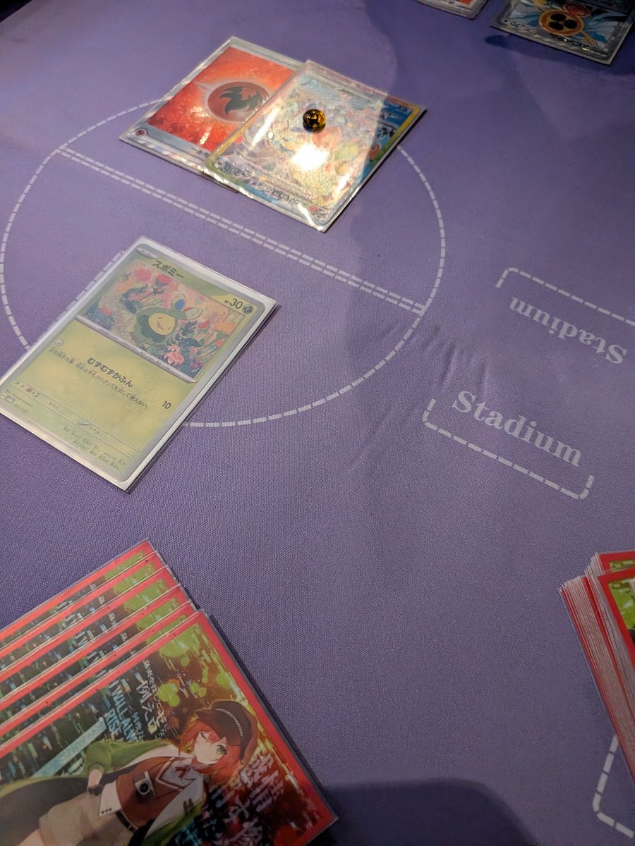 ジムバトルスタートいたしました🔥
果たして勝者は…⁉️
#スノドラ
#ポケカ
#ジムバトル