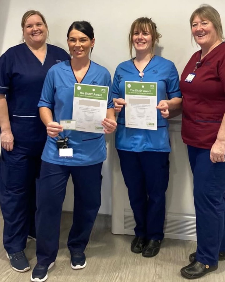 DrGrays_Elgin's tweet image. Congratulations to Naomi and Megan, who are both based at Dr Gray's Hospital, on their #DaisyAward nominations.

#DAISYNurses #DAISYMidwives #NHSGDAISY #ProudToBeNHSG @DAISY4Nurses #TeamGrampian #TeamNHSG