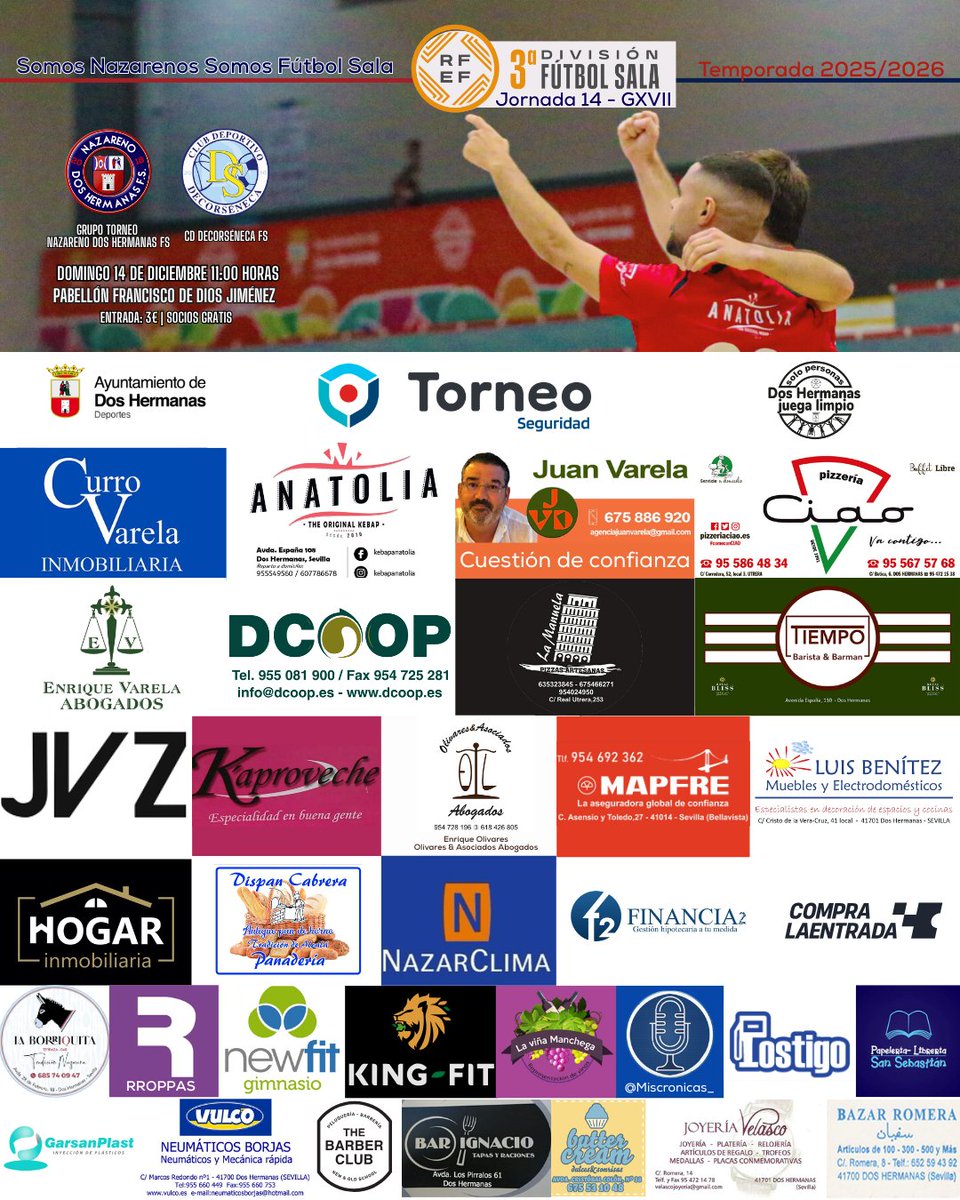 Torneo Seguridad Nazareno Dos Hermanas FS tweet media