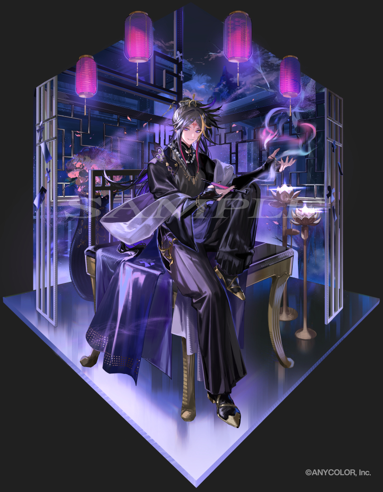 Luxiem 4th Anniversary にて ヴォックス・アクマさん ルカ・カネシロさん 闇ノシュウさんのビジュアル制作させていただきました
4周年おめでとうございます！