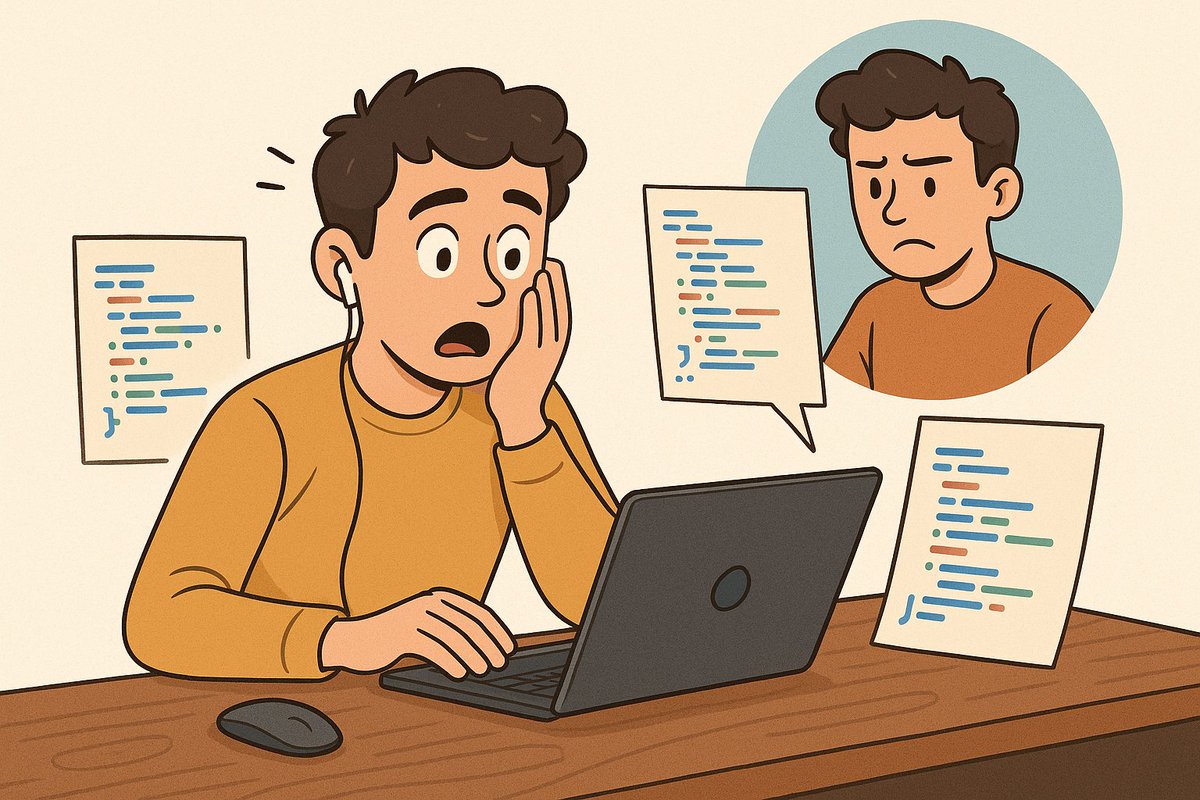 Sanjhai_18's tweet image. If your 6-month-old code doesn&apos;t make you cringe, you&apos;re probably not growing.

Embarrassment = progress. 

Every &quot;what was I thinking?&quot; moment means you&apos;ve leveled up.

#CodingJourney #DeveloperGrowth #Programming #CodeBetter #DevCommunity