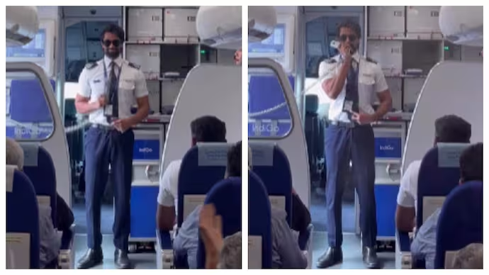 IndiaToday's tweet photo. An #IndiGo pilot’s heartfelt apology, delivered during the time the airline was facing delays and disruptions, has struck social media users' hearts and earned him appreciation.

Captain #PradeepKrishnan posted a video on Instagram in which he is seen standing at the front of the aircraft and addressing passengers directly in Tamil.

Read More: https://t.co/tEO237Hriq