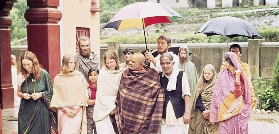 My Path to Neem Karoli Baba..

My experience with Neem Karoli Baba began back in 2013. At the time, I was fascinated by Steve Jobs. 

After reading his autobiography and watching the biopic released that year, I wanted to understand the transformation he underwent during his trip