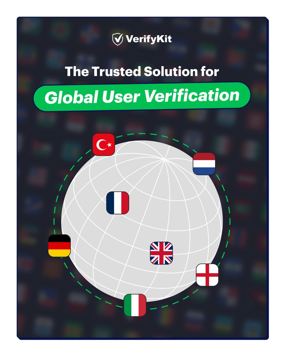 vrfykit's tweet image. The trusted solution for user verification: #VerifyKit
Reach millions of users worldwide and manage your verification processes with ease.