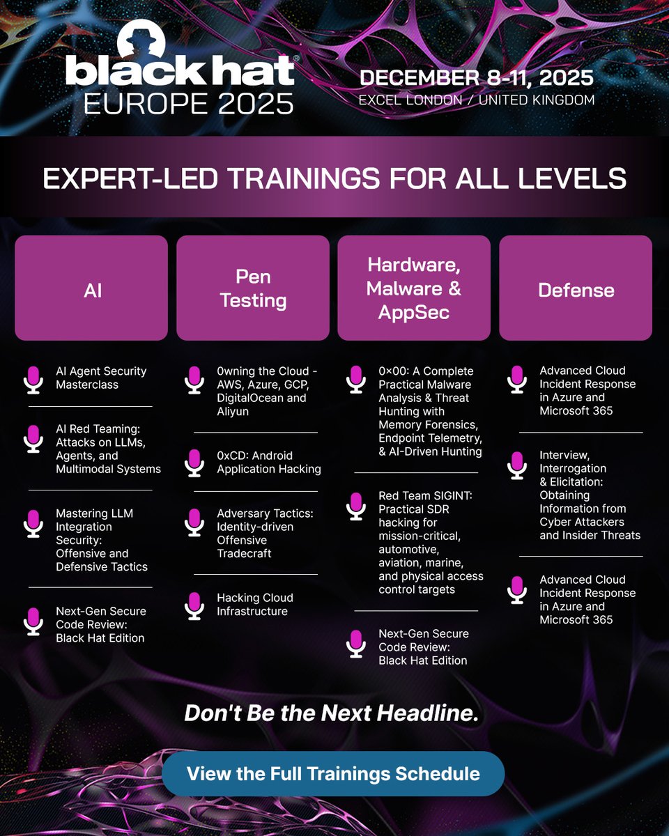 Black Hat tweet media