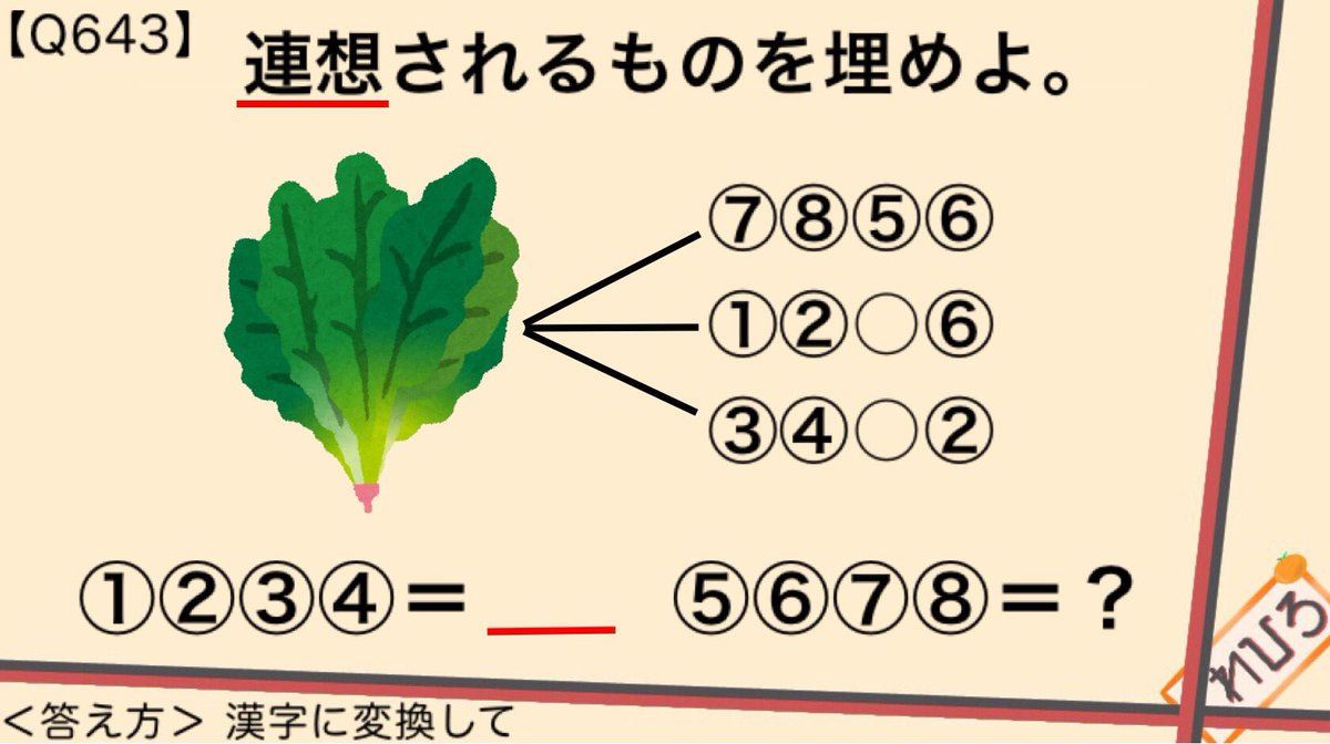 この謎、もう解けました？ 今夜新問予定。