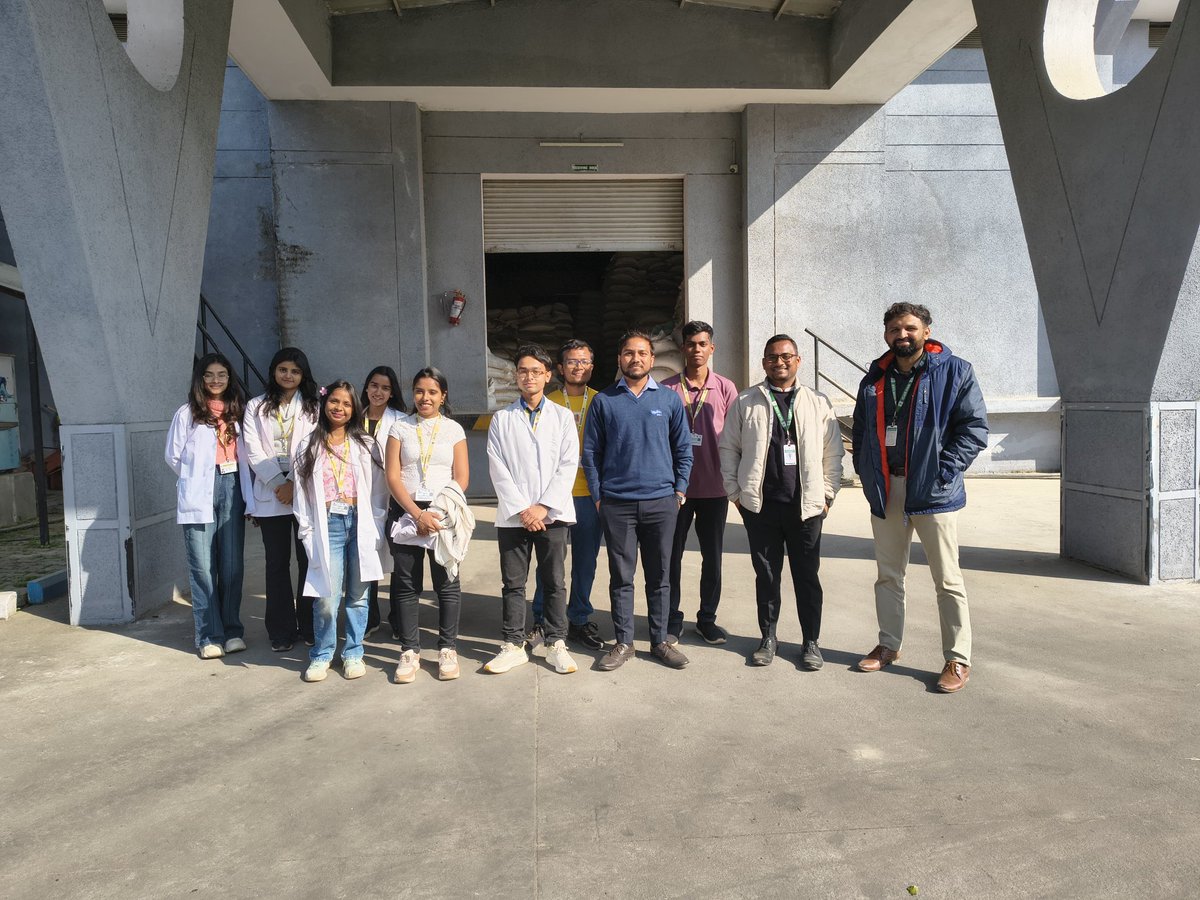 B.Tech 2nd year students visited the Jharkhand Milk Federation (JMF) dairy &amp; feed plant, Hotwar, Ranchi, gaining practical exposure to milk processing, quality control, and feed manufacturing. #ExposureVisit #DairyTechnology #AnimalScience