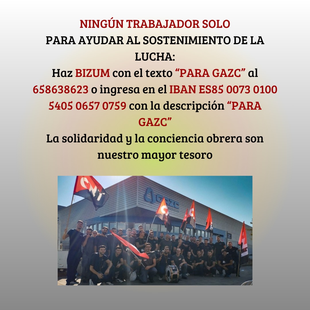 40 TRABAJADORES DE NUESTROS BARRIOS LLEVAN CASI DOS MESES EN HUELGA.

Iniciamos campaña de solidaridad.

Más información en nuestra web:

barrioshartos.org/solidaridad-co…

VIVA LA LUCHA DE LA CLASE TRABAJADORA