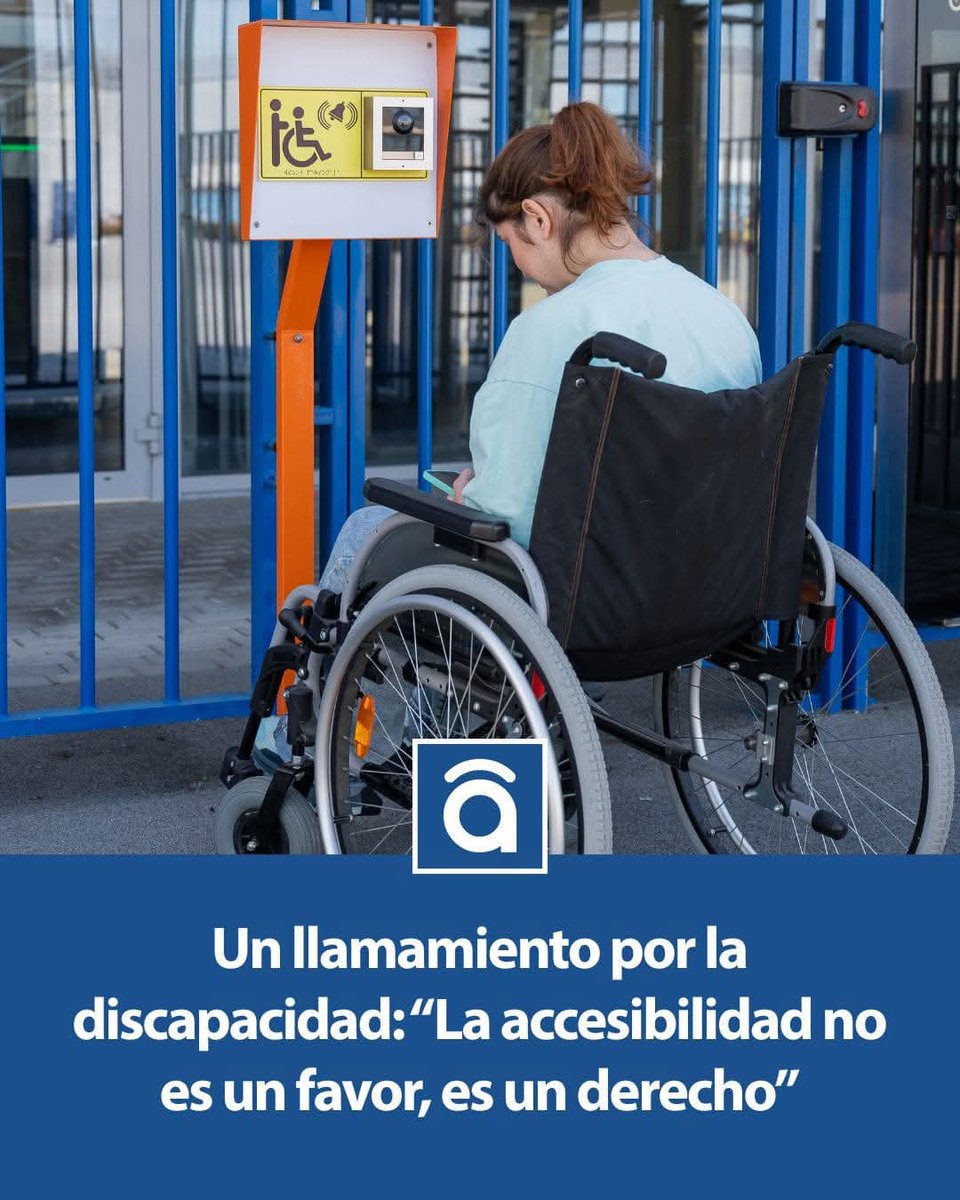 Un llamamiento por la discapacidad: "La accesibilidad no es un favor, es un derecho".