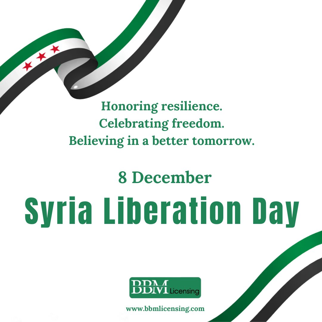 amerbitar's tweet photo. 8 December - Syria Liberation Day.
Today, I celebrate one year of liberation with my fellow Syrians. We lived through fear, silence, exile, and loss… But we never let go of the idea that Syria deserves dignity, justice, and life! https://t.co/MCUs1ghNY3