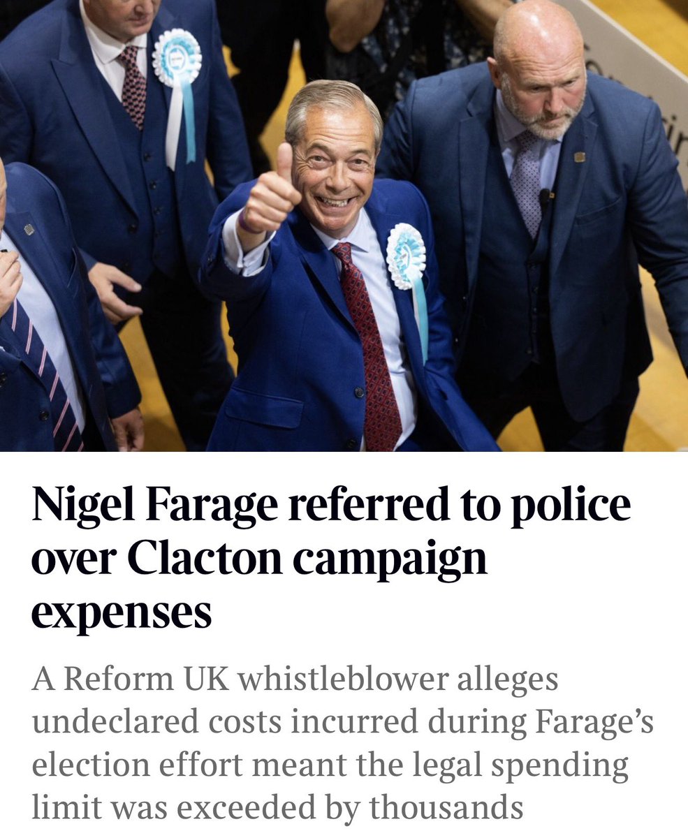 Mike_Fabricant's tweet image. Of course breaking election law is illegal and not to be condoned.
BUT this ‘Get @Nigel_Farage for any reason - he has to be stopped’ is getting a bit obvious, isn’t it?