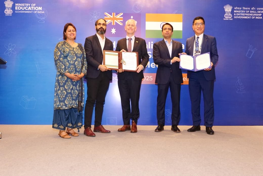 3rd Australia-India Education and Skills Council (AIESC) meeting held today in New Delhi was host to wide ranging deliberations on strengthening the India Australia Comprehensive Strategic Partnership. 

School - Higher Education &amp; Skills all the stakeholders came together in a