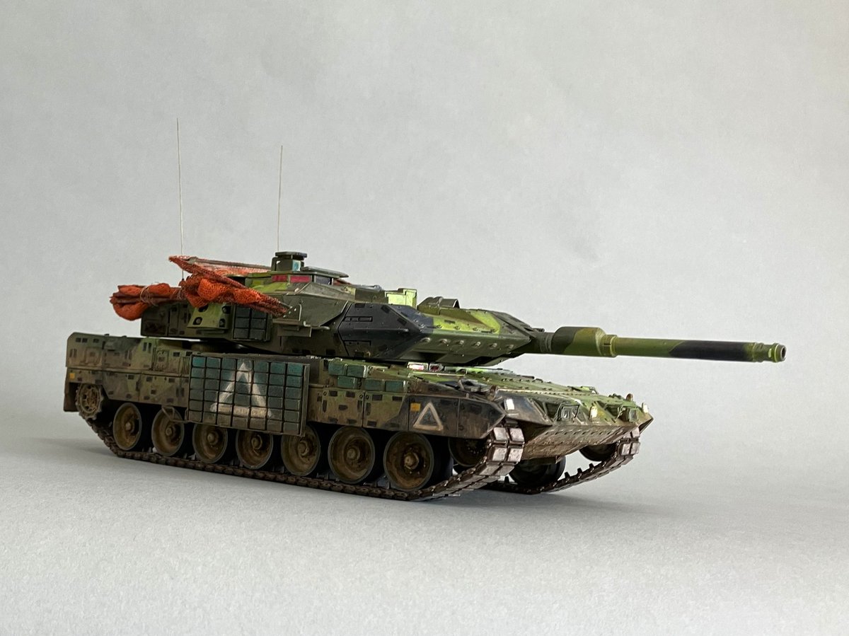 nekomanmaok's tweet photo. Strv.122くん画像その2
#戦車模型 #scalemodels #模型戦車道 #プラモデル #strv122 #LEOPARD2 https://t.co/uqzHsvtvXA