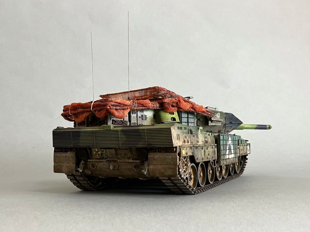 nekomanmaok's tweet photo. Strv.122くん画像その2
#戦車模型 #scalemodels #模型戦車道 #プラモデル #strv122 #LEOPARD2 https://t.co/uqzHsvtvXA