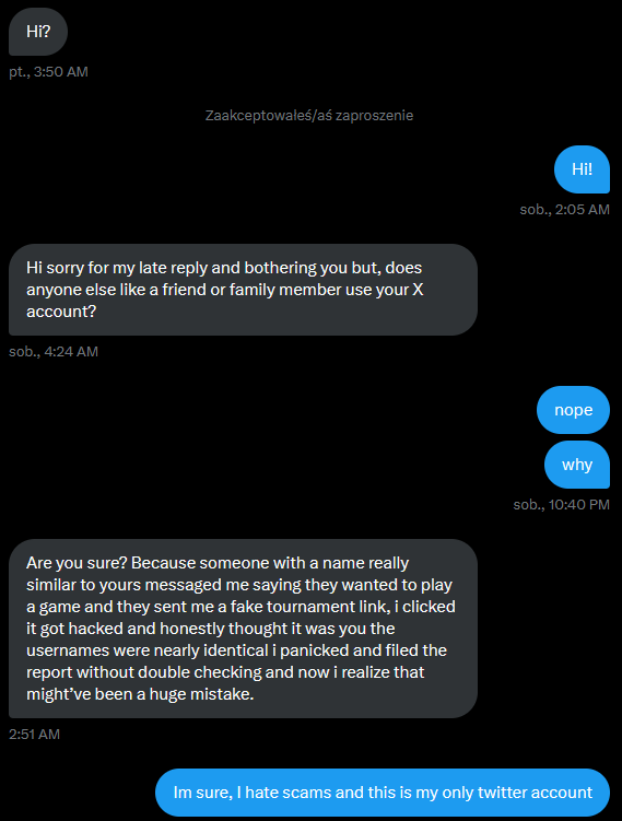 _Mirun_a's tweet photo. I didn't meet the space requirements so here's a message and screens, stay safe!
It's funny tho how fast I was blocked after calling them out https://t.co/LDpvR6yKaX