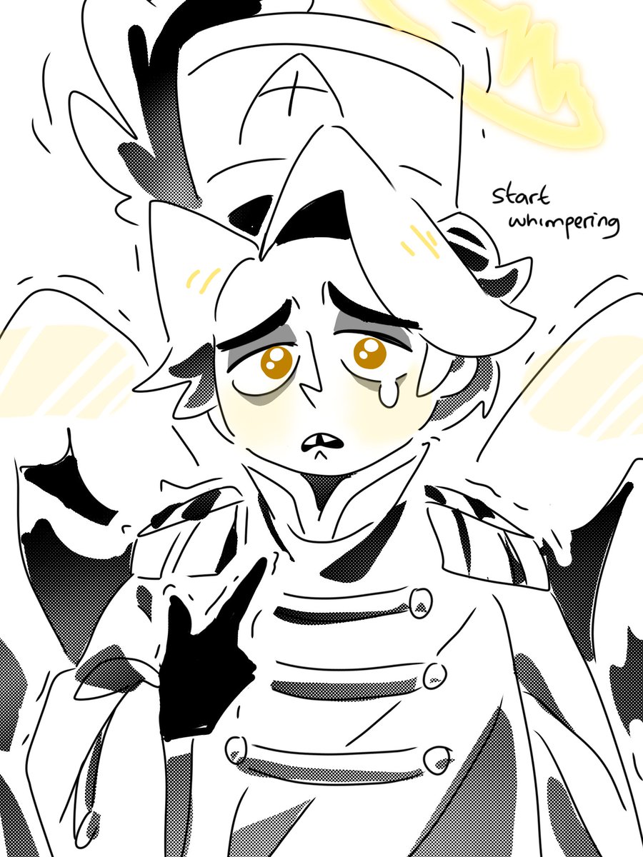 EVERYONE!! QUICK TOGETHER—
"Thank you, Adam!" 

#HazbinHotelAbel