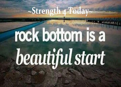 Strengthfor2day's tweet photo. Rock Bottom Is A Beautiful Start
#RockBottom #BeautifulStart #RecoveryPosse #Strengthfor2day https://t.co/NvIONw29qd