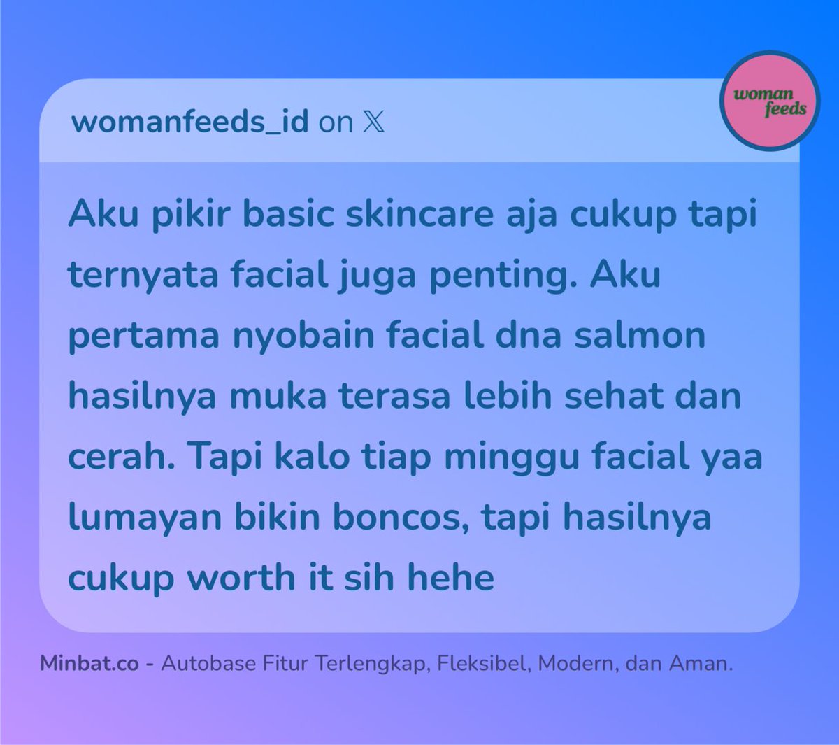 womanfeeds_id's tweet photo. {mu} Ternyata facial juga penting dan cukup ngaruh ke wajah https://t.co/jI7FfVc4R8