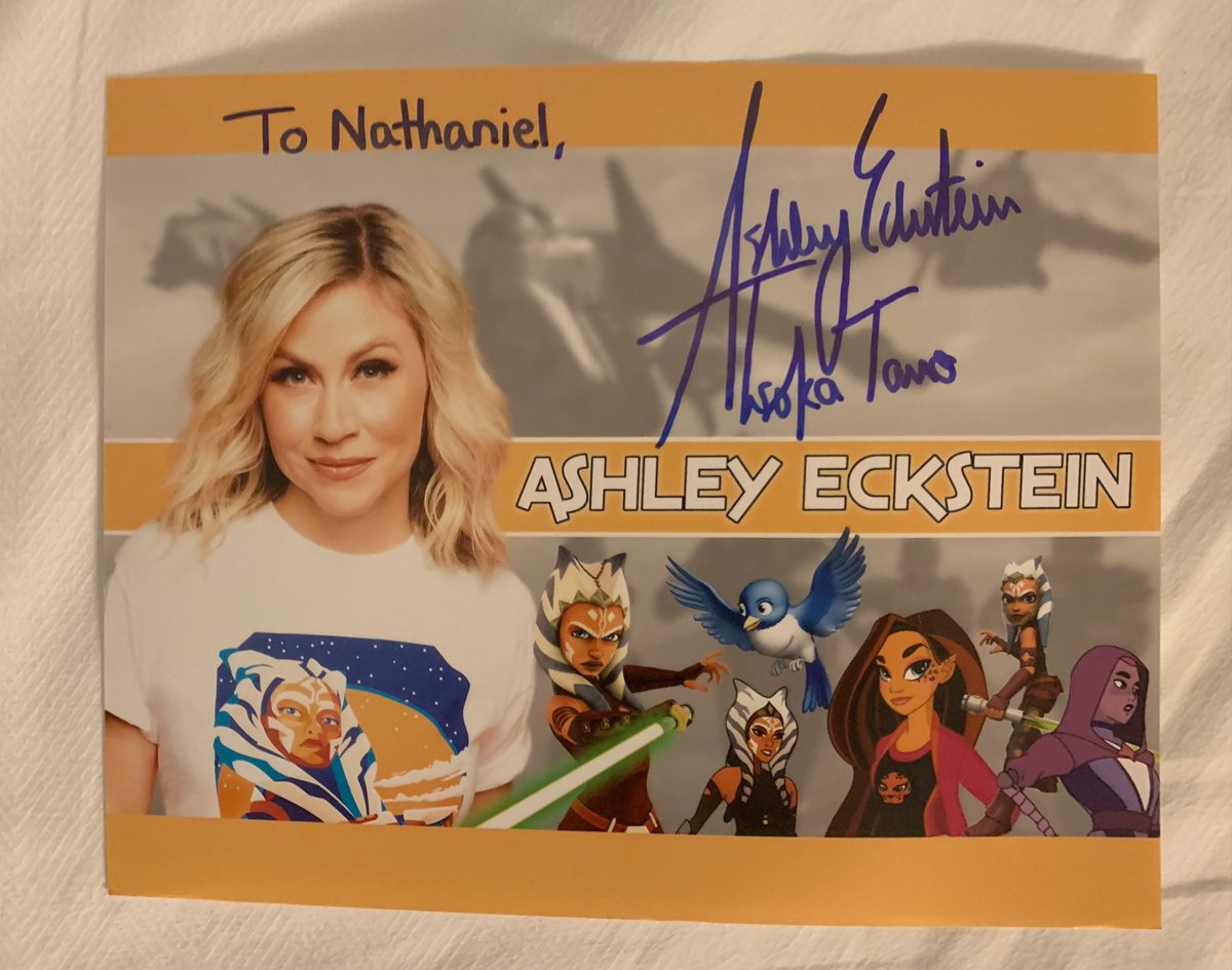 Galaxycon Columbus 2025 Day 3 Haul : 
A Voice Collage 8x10 Photo signed by Ashley Eckstein The Voice of Ahsoka Tano at GalaxyCon Columbus 
<a href="/JalynSanderson/">Jalyn Sanderson</a> <a href="/DisTrackers/">DisTrackers</a> <a href="/yahiko_mk2/">yahiko.MARKⅡ</a> <a href="/Doogs97x/">Doogs 𒉭</a>