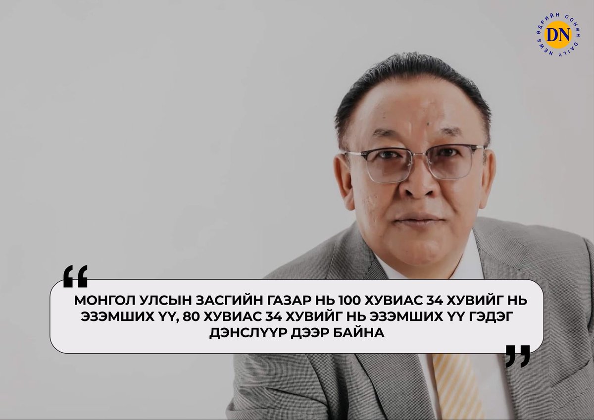 Уул уурхайн сайд асан Д.Ганхуяг: МУ-ын ЗГ нь 100 хувиас 34 хувийг нь эзэмших үү, 80 хувиас 34 хувийг нь эзэмших үү гэдэг дэнслүүр дээр байна

dnn.mn/news/659602