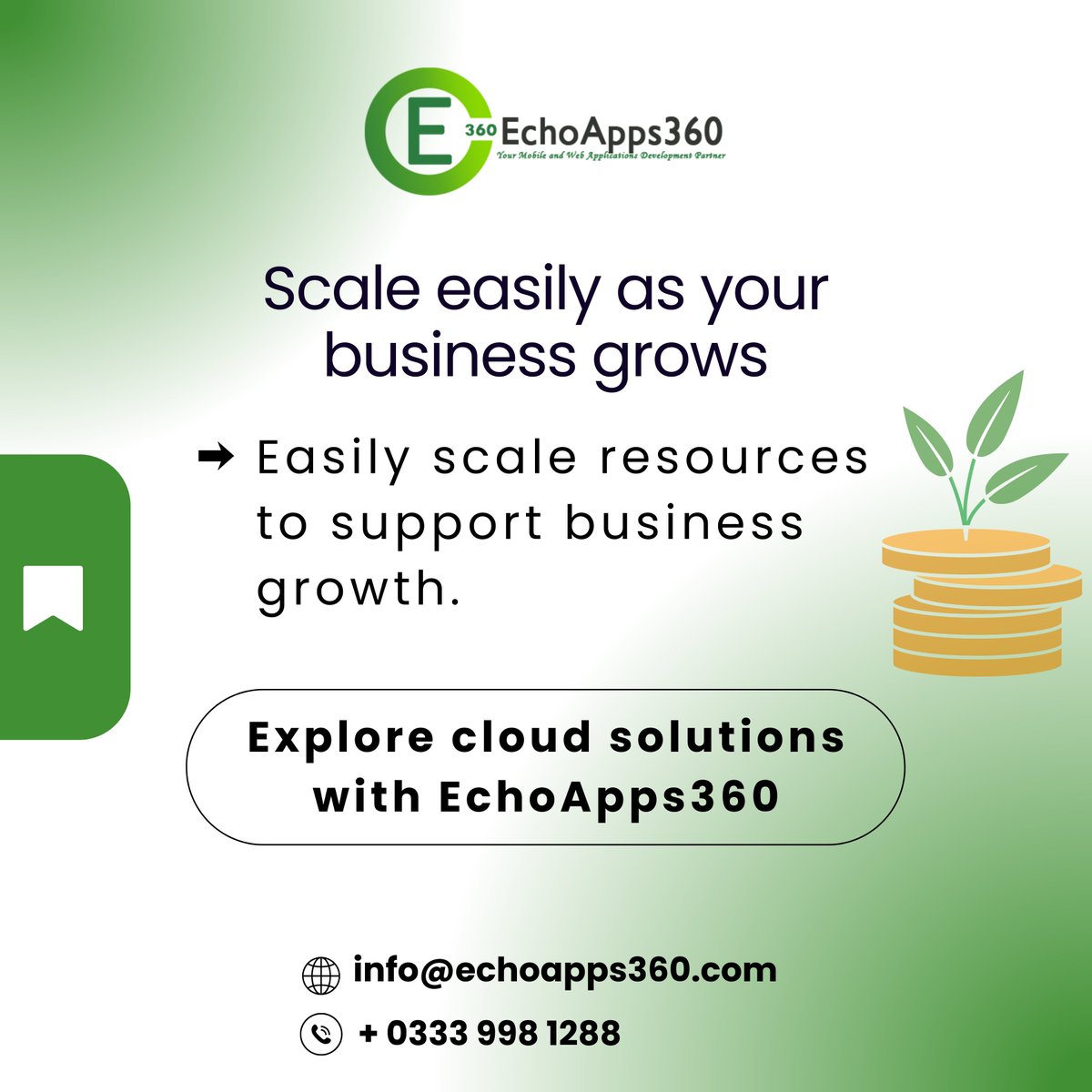 echoapps360's tweet photo. Still relying on ageing on‑prem servers that are slow and expensive? Move to the cloud with EchoApps360 and keep your data secure, accessible, and easy to manage from anywhere.  
Start your cloud journey today: info@echoapps360.com  
#Cloud #CloudMigration #DigitalTransformation https://t.co/cXyqUqRQre